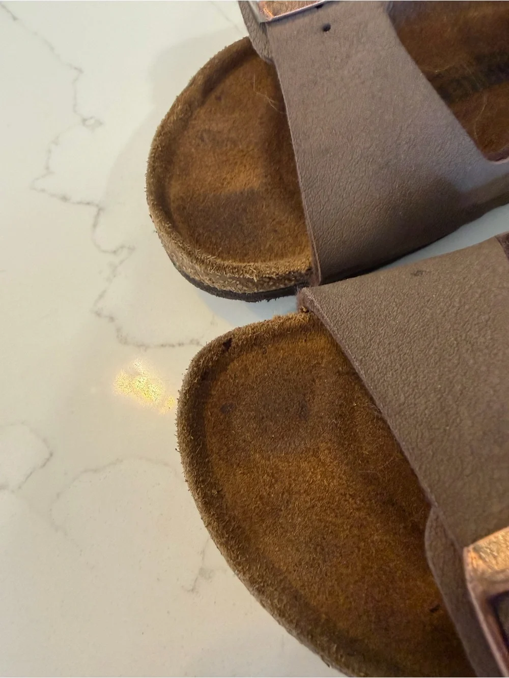 Birkenstock Kids Brown Double-Buckle Sandals
